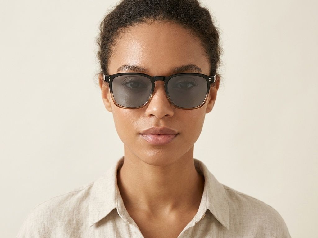 Rectangular Tortoiseshell Plastic Sunglasses #BS2503-0269
