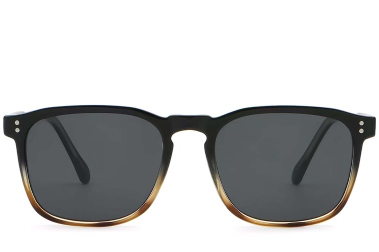 Gafas de sol rectangulares de plástico carey # BS2503-0269