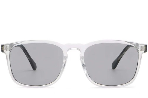 Gafas de sol rectangulares de plástico transparente #BS2503-0271