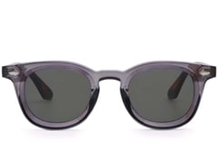 Oval Purple Plastic Sunglasses #BS2503-0279