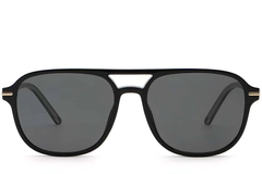 Aviator Black Plastic Sunglasses #BS2503-0290