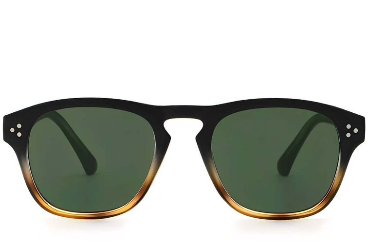 Gafas de sol rectangulares de plástico carey n.° BS2503-0299