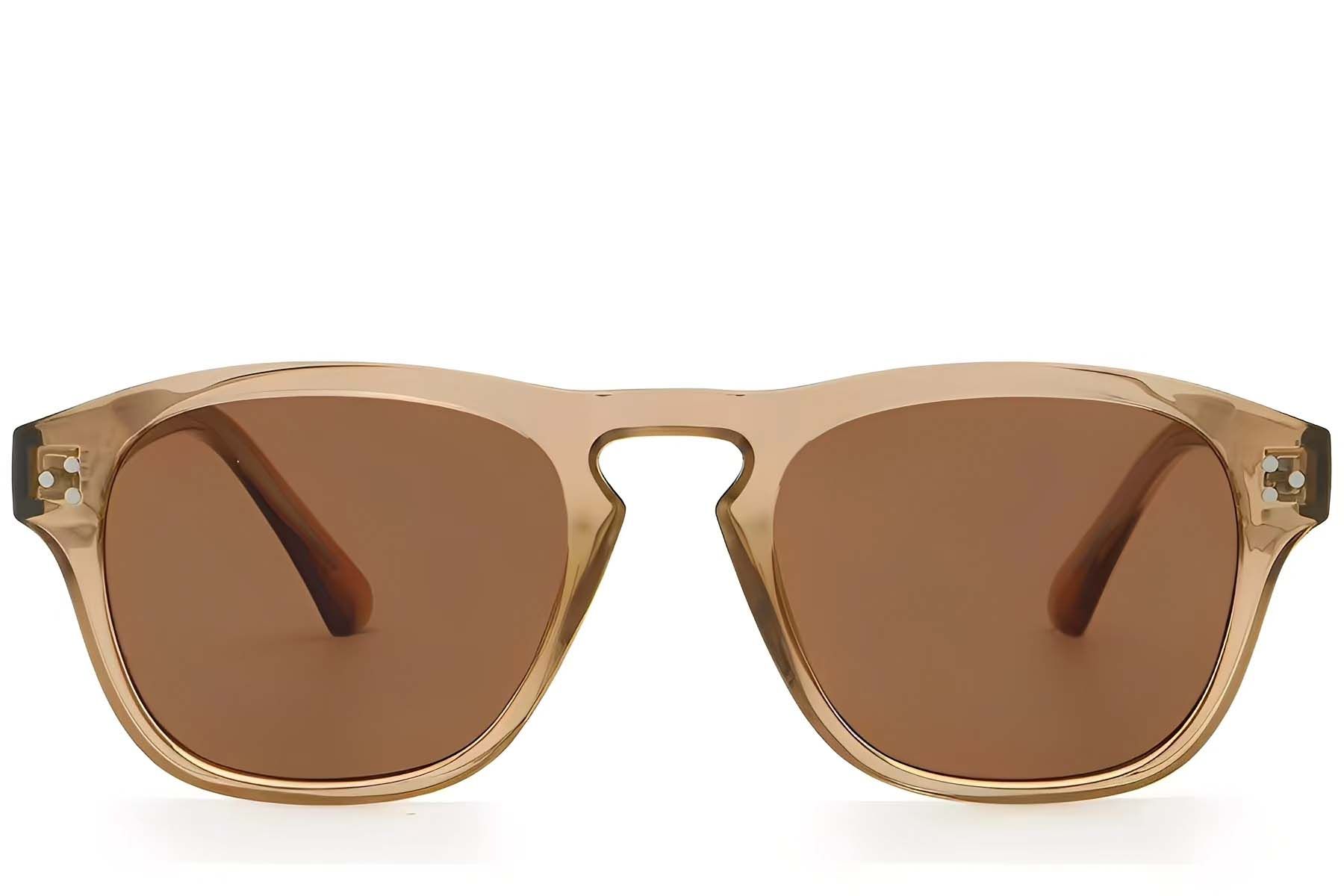 GCDS Brown Plastic Sunglasses