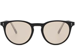 Oval Black Plastic Sunglasses #BS2503-0308