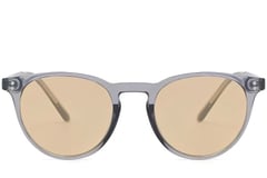 Oval Purple Plastic Sunglasses #BS2503-0309