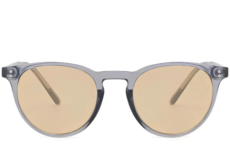 Gafas de sol ovaladas de plástico morado n.° BS2503-0309