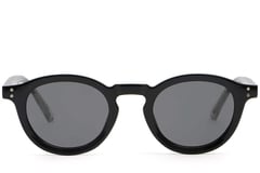 Oval Black Plastic Sunglasses #BS2503-0312