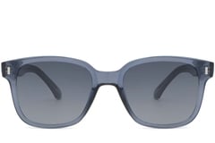 Rectangular Blue Plastic Sunglasses #BS2503-0318