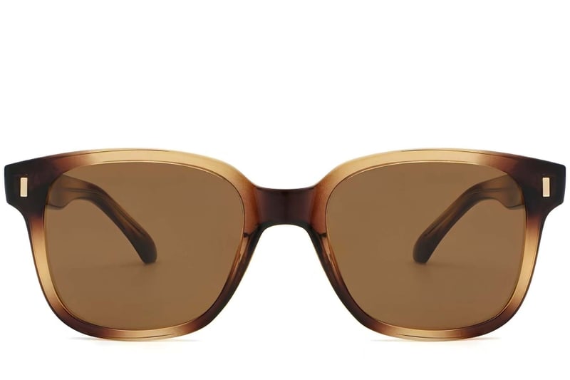 Rectangular Tortoiseshell Plastic Sunglasses #BS2503-0319