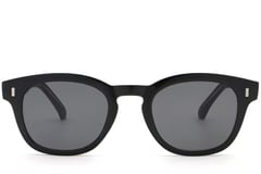 Oval Black Plastic Sunglasses #BS2503-0323