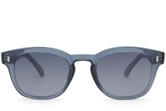 Oval Blue Plastic Sunglasses #BS2503-0324