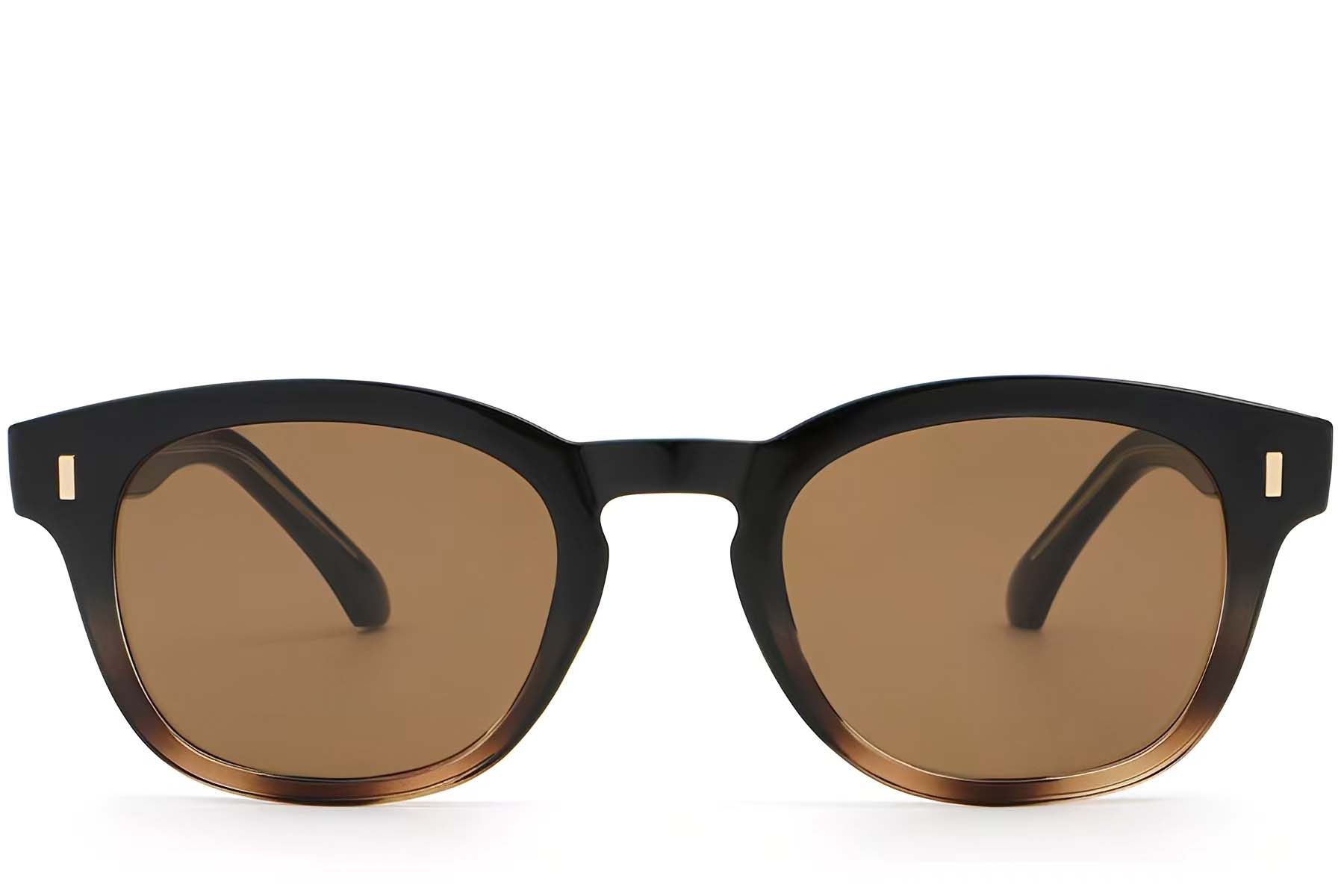 Oval Tortoiseshell Plastic Sunglasses #BS2503-0325