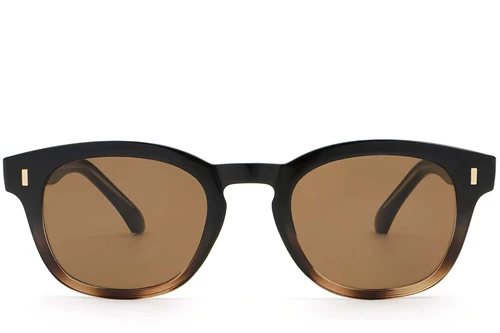 Oval Tortoiseshell Plastic Sunglasses #BS2503-0325