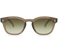Oval Brown Plastic Sunglasses #BS2503-0326
