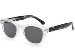 Oval Transparent Plastic Sunglasses #BS2503-0328