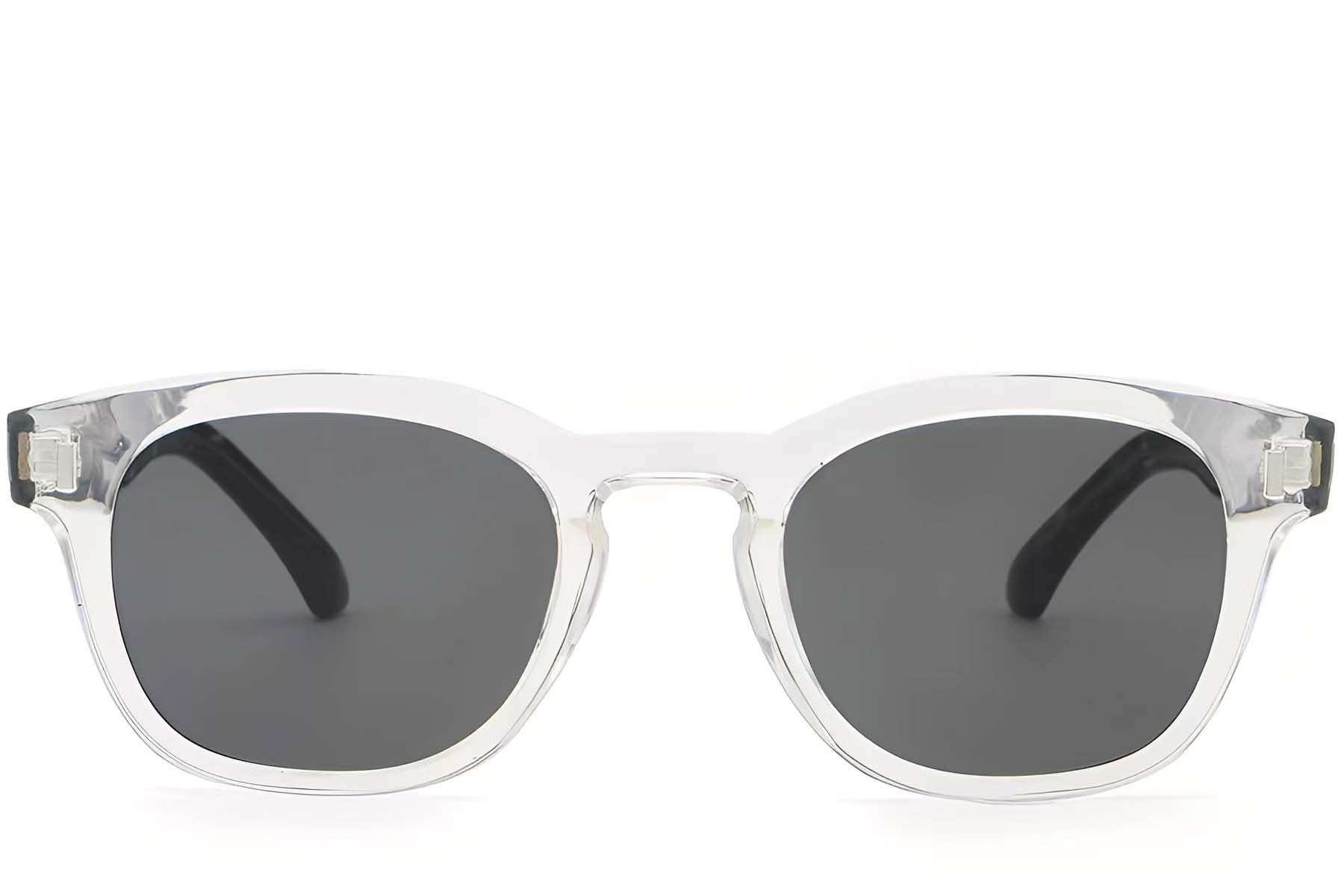 Oval Transparent Plastic Sunglasses #BS2503-0328