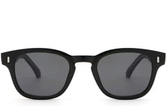 Oval Black Plastic Sunglasses #BS2503-0329