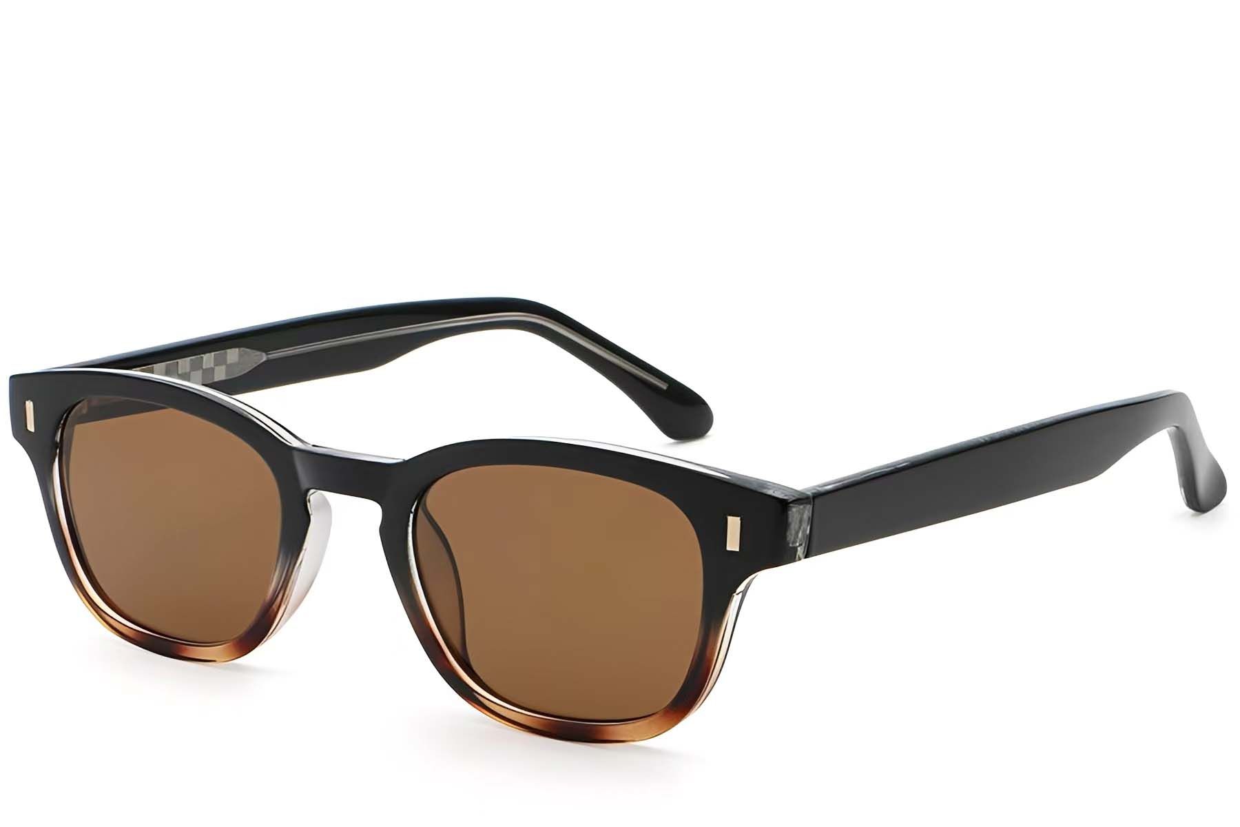 Oval Tortoiseshell Plastic Sunglasses #BS2503-0330
