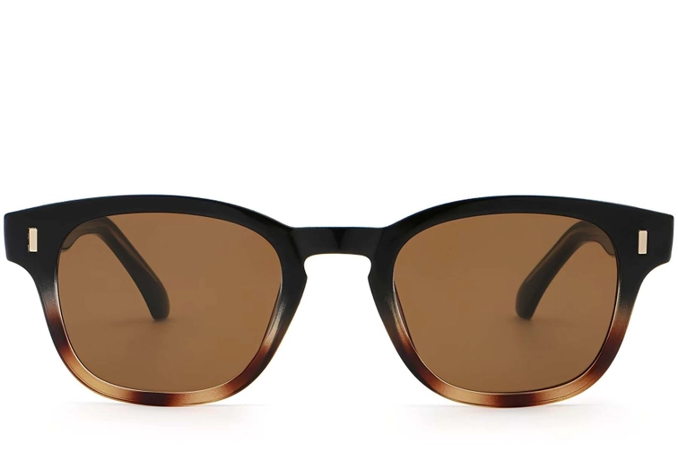 Oval Tortoiseshell Plastic Sunglasses #BS2503-0330
