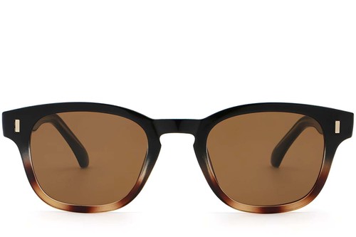 Oval Tortoiseshell Plastic Sunglasses #BS2503-0330