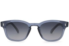 Oval Blue Plastic Sunglasses #BS2503-0331