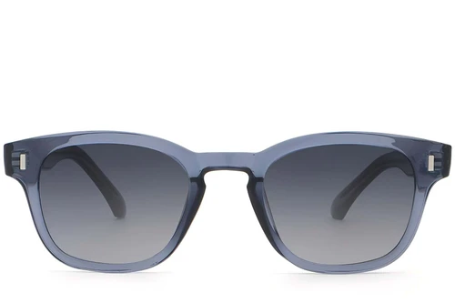 Oval Blue Plastic Sunglasses #BS2503-0331