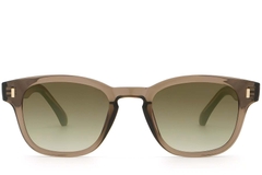 Oval Brown Plastic Sunglasses #BS2503-0333