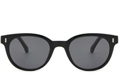 Oval Black Plastic Sunglasses #BS2503-0334