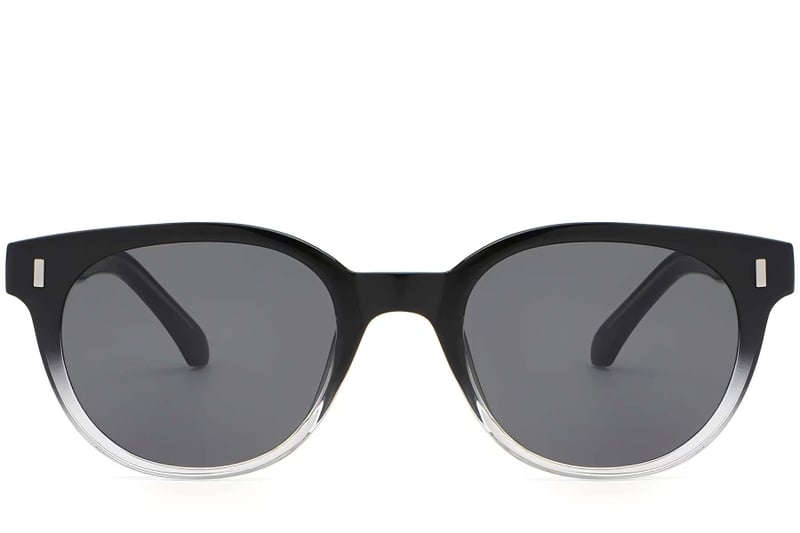 Oval Black Plastic Sunglasses #BS2503-0335