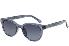 Oval Blue Plastic Sunglasses #BS2503-0336