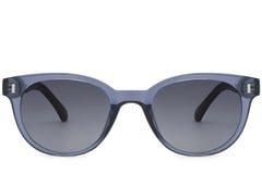 Oval Blue Plastic Sunglasses #BS2503-0336