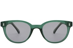 Oval Green Plastic Sunglasses #BS2503-0338