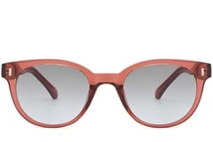 Oval Red Plastic Sunglasses #BS2503-0339