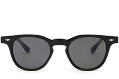 Oval Black Plastic Sunglasses #BS2503-0340