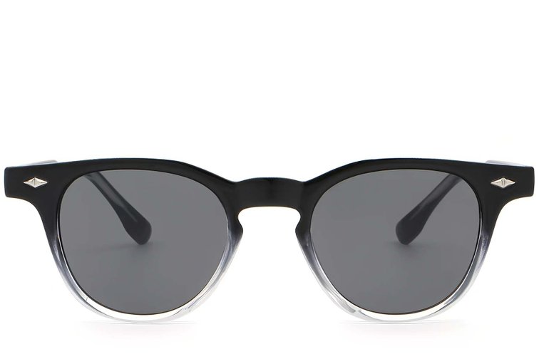 Gafas de sol ovaladas de plástico negro n.° BS2503-0341