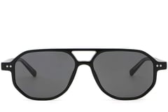 Aviator zwarte kunststof zonnebril #BS2503-0347