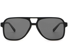 Aviator zwarte kunststof zonnebril #BS2503-0353