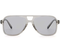 Aviator Grey Plastic Sunglasses #BS2503-0354
