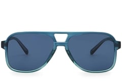 Aviator Blue Plastic Sunglasses #BS2503-0356