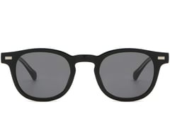 Oval Black Plastic Sunglasses #BS2503-0359