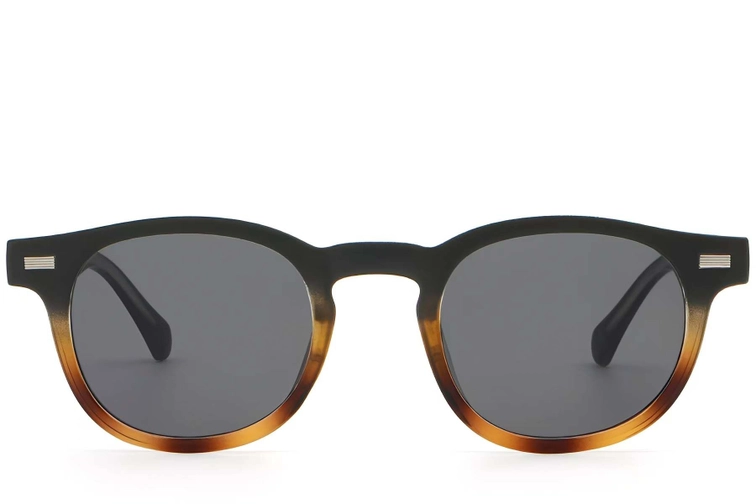 Oval Tortoiseshell Plastic Sunglasses #BS2503-0360