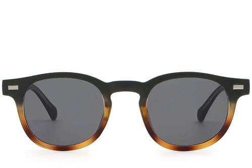Oval Tortoiseshell Plastic Sunglasses #BS2503-0360