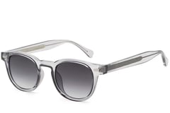 Oval Grey Plastic Sunglasses #BS2503-0361