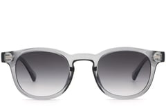 Oval Grey Plastic Sunglasses #BS2503-0361
