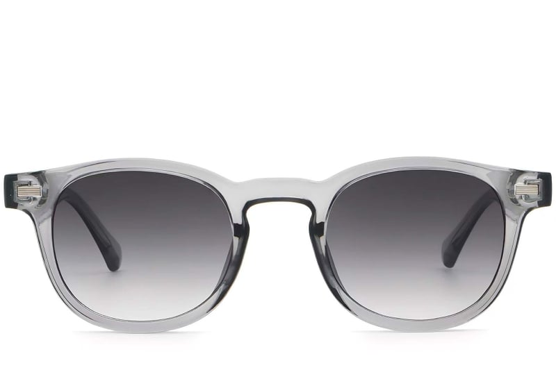 Oval Grey Plastic Sunglasses #BS2503-0361