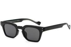 Rectangular Black Plastic Sunglasses #BS2503-0365
