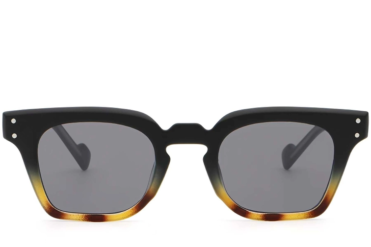 Rectangular Tortoiseshell Plastic Sunglasses #BS2503-0366