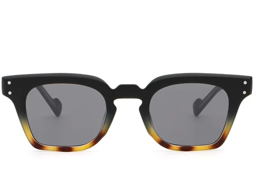 Rectangular Tortoiseshell Plastic Sunglasses #BS2503-0366
