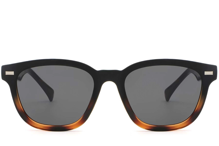 Rectangular Tortoiseshell Plastic Sunglasses #BS2503-0371