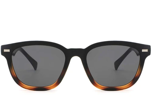 Rectangular Tortoiseshell Plastic Sunglasses #BS2503-0371